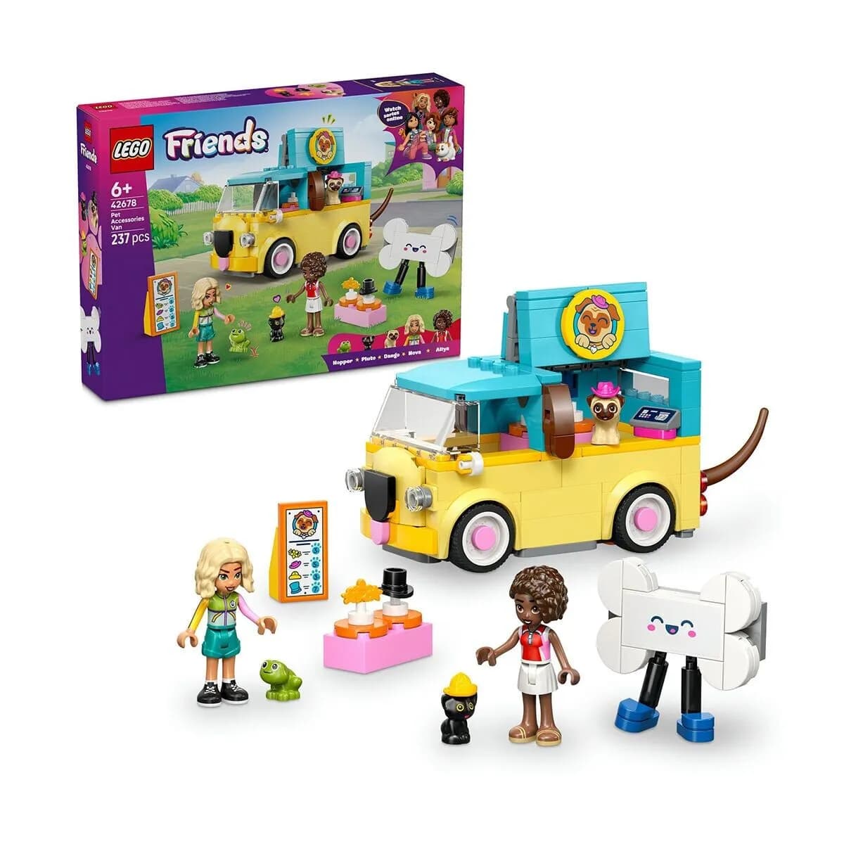 42678 Lego Friends Evcil Hayvan Aksesuarları Kamyoneti 237 parça — fotoğraf 1
