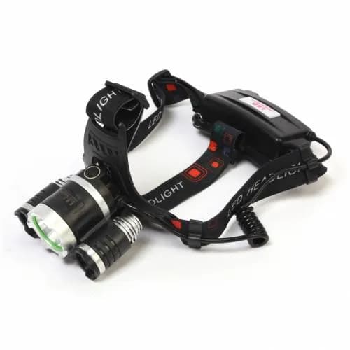 BR-5000 T6 3xCree XML-T6+2R5 LED Kafa Feneri — fotoğraf 1