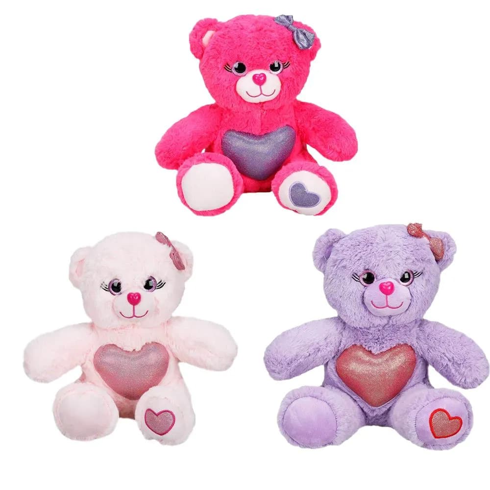 Renkli Sevimli Peluş Ayıcık 26 cm. — fotoğraf 1