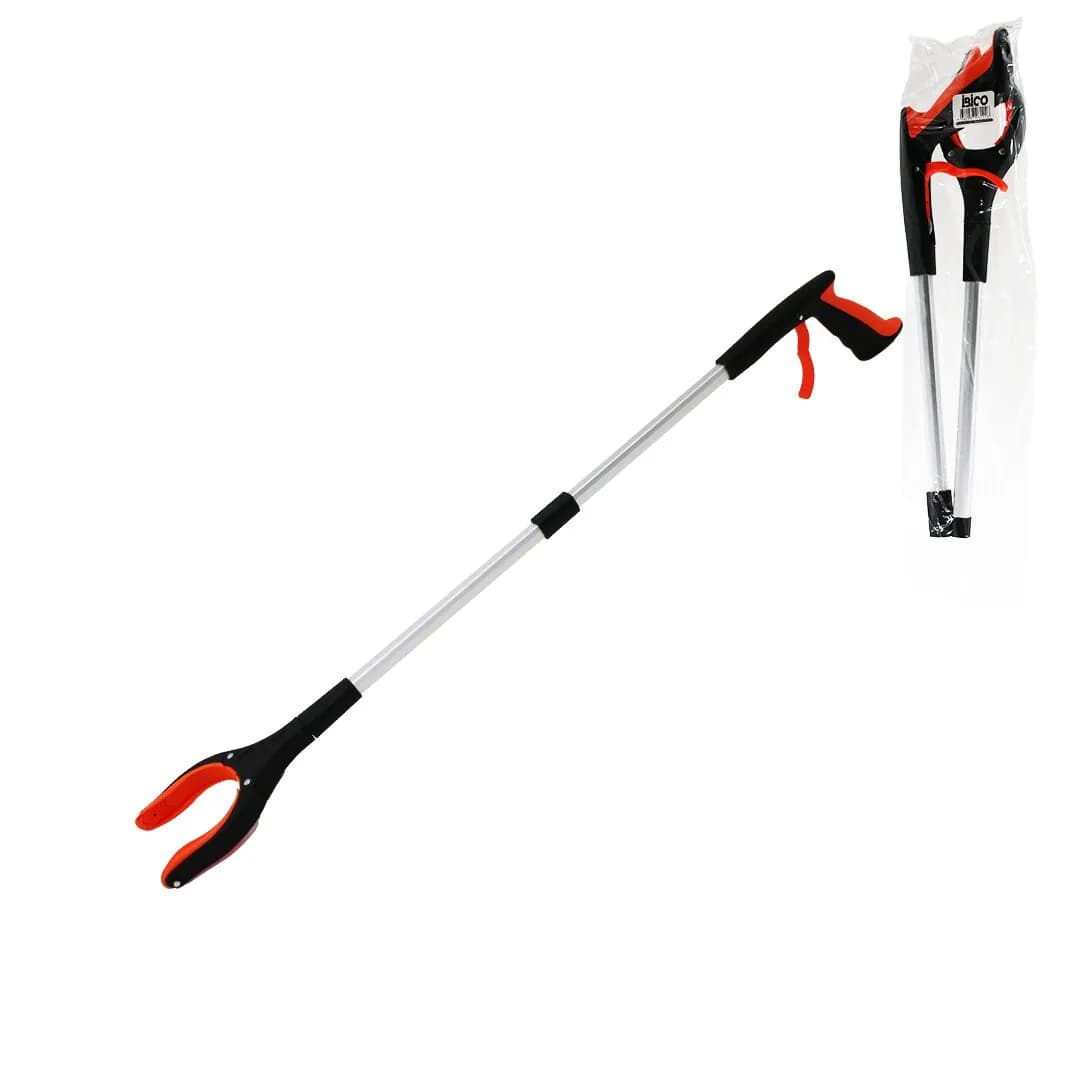Otomatik= Bas--tut Katlanabili Boru Çöp Toplama Kıskacı 83CM Çok Amaçlı Tutacak — fotoğraf 1