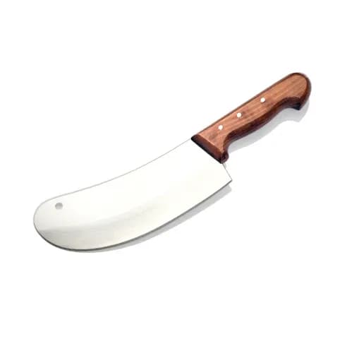 Bursa Paslanmaz Mutfak Soğan Satırı, Börek Bıçağı No:1, 15 cm - Ahşap Sap — fotoğraf 1