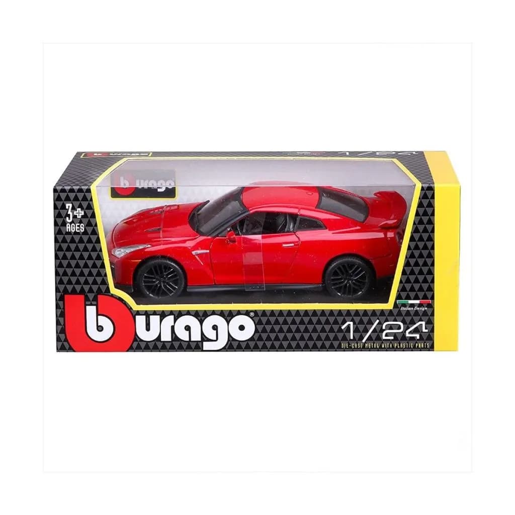 21082 Burago 1:24 Nissan GT-R 2017 Model Araba — fotoğraf 1