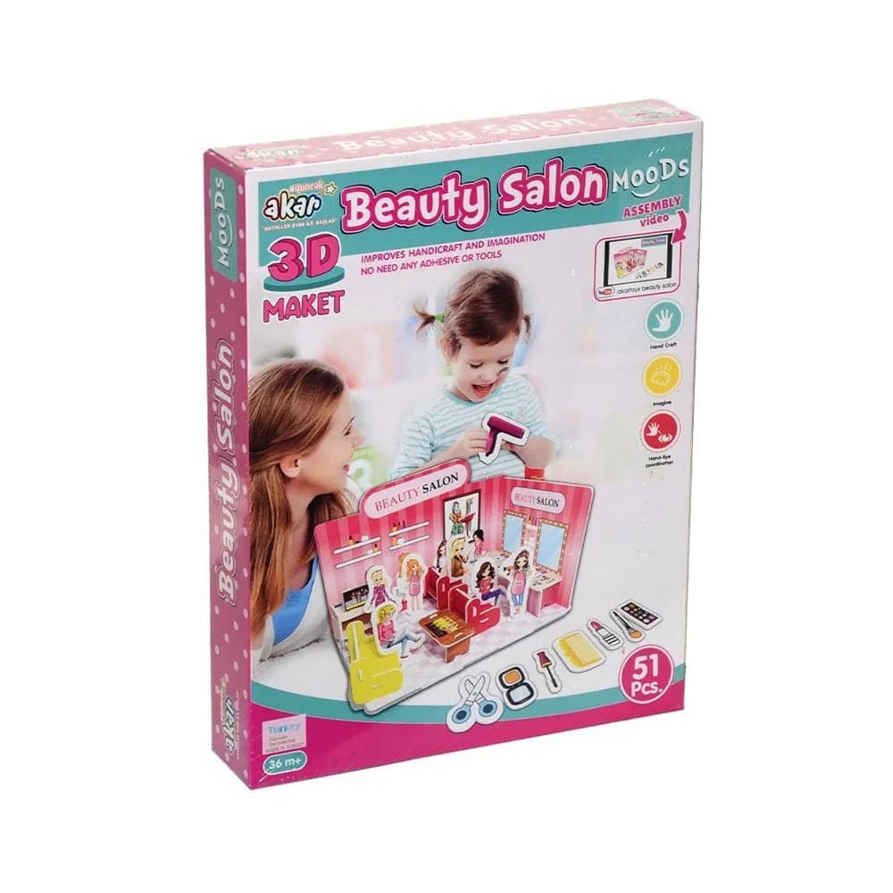 Güzellik Salonu Maket 3 Boyutlu Puzzle — fotoğraf 1