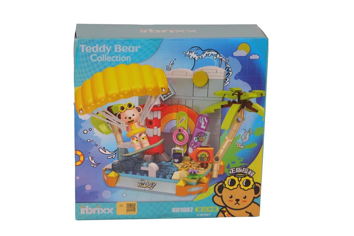 P881007 Panlos Uçurtma Sörfçüsü Teddy 204 Parça Block Oyuncak — fotoğraf 1