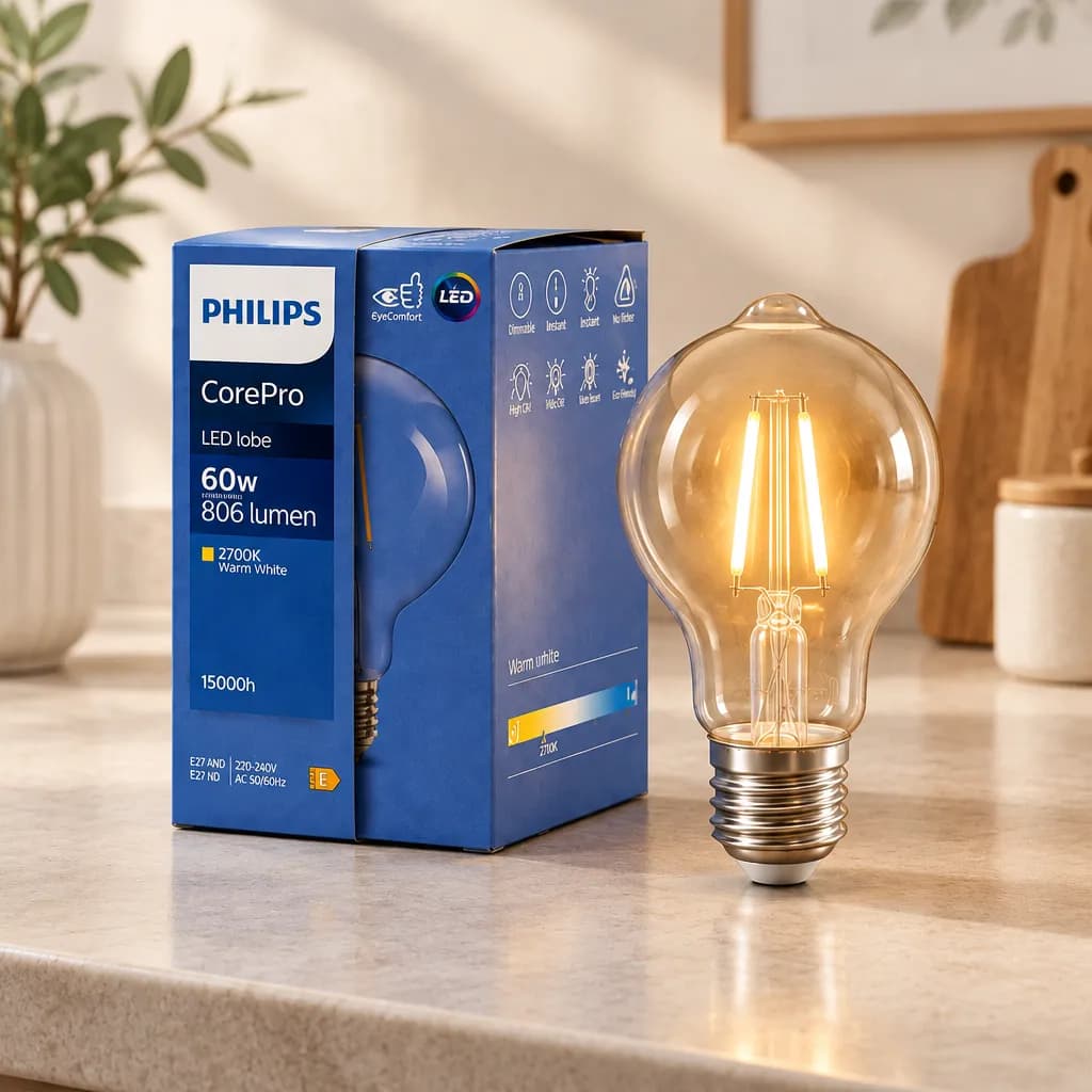 Filament Rustik G93 E27 LED Ampul 2700K — fotoğraf 1