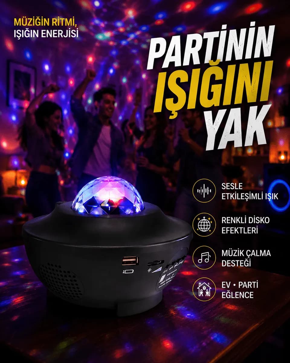 10 Renkli Kombinasyon + Breathing Light + Zamanlayıcılı Star Lamba — fotoğraf 1