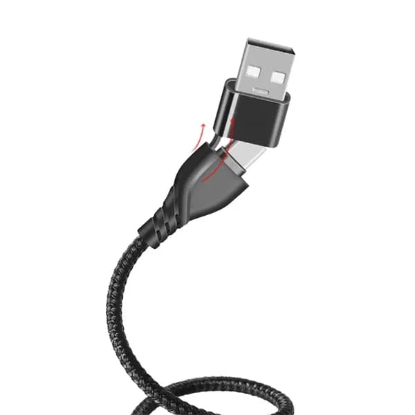 ALLY 2in1 USB Lightning To PD Kablosu+USB Kablo-(5775) — fotoğraf 1