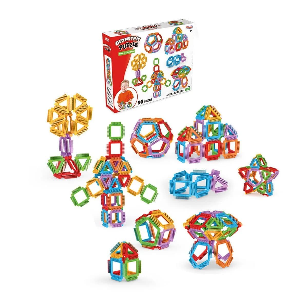 03895 Geometrik Puzzle 64 Prç — fotoğraf 1