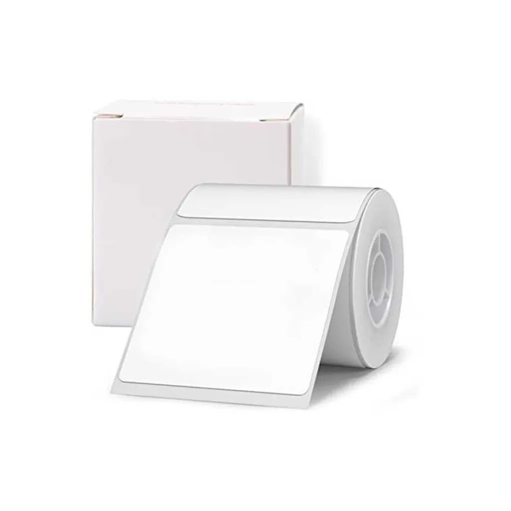 NIIMBOT T50 Beyaz Kare Etiket 50 x 50 mm (B1 B21S B3S B21 PRO) — fotoğraf 1