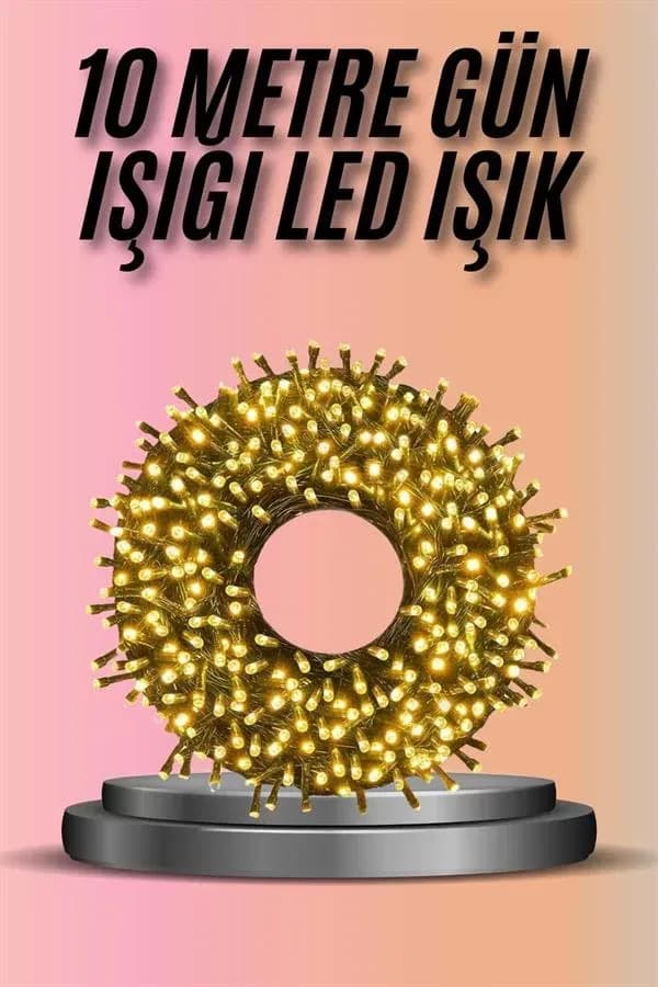 Dekoratif Aydınlatma Ampüllü 10 Metre Gün Işığı Şerit Led — fotoğraf 1