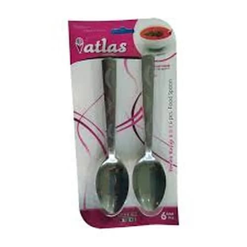 6 Parça Metal Yemek Kaşık — fotoğraf 1