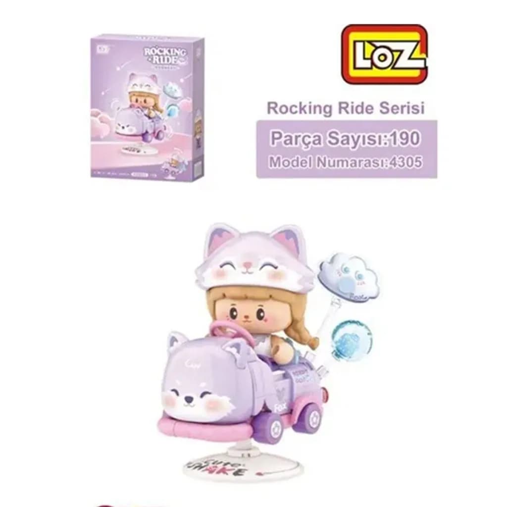 LZ-4305 NessiWorld FOX SALLANMA SÜRÜŞÜ 190 PARÇA BLOCK OYUNCAK — fotoğraf 1