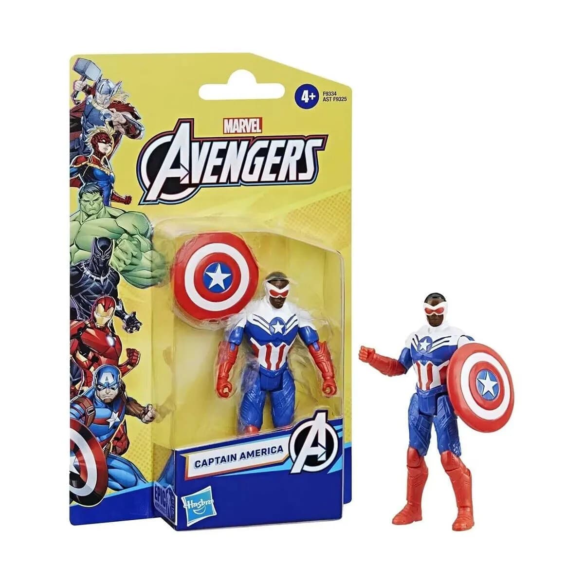 F9334 Captain America - Avengers Epic Hero Serisi 10 Cm Figür — fotoğraf 1