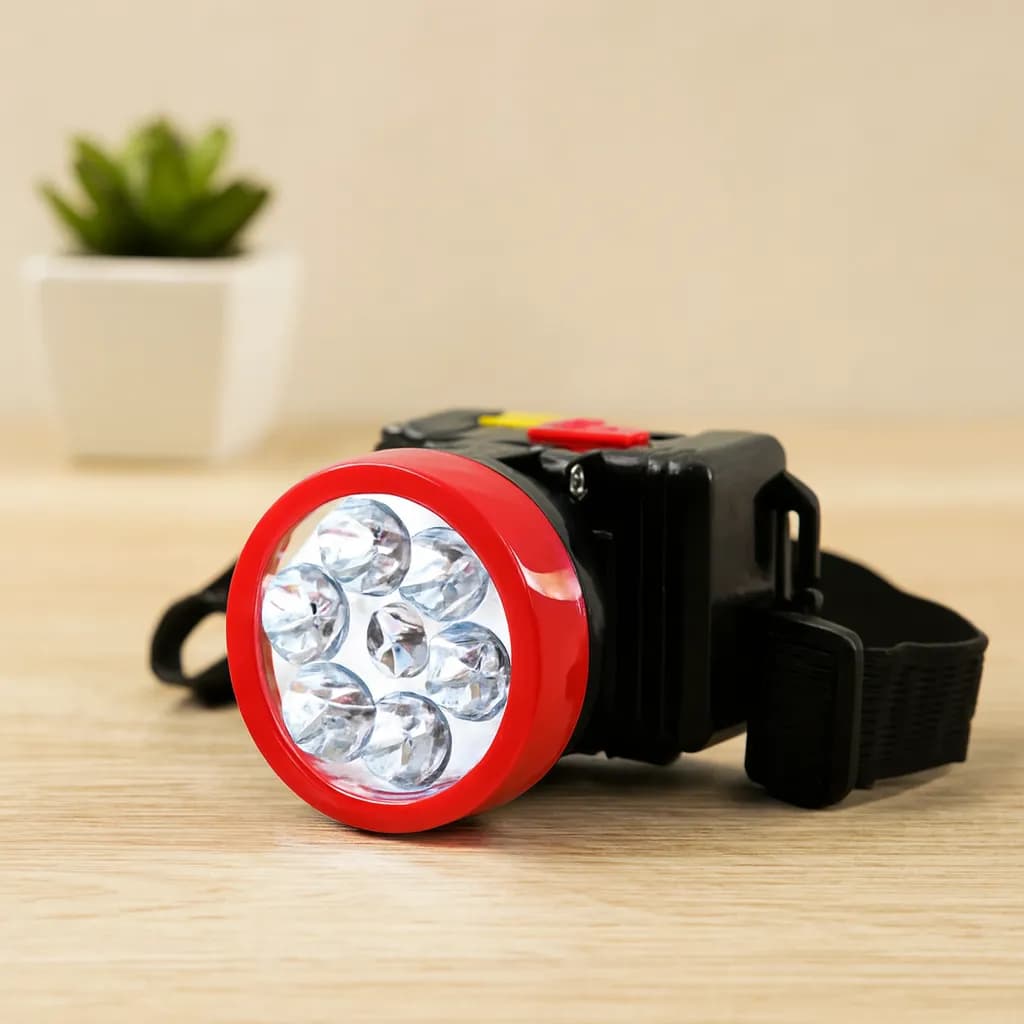 Şarjlı 6 LED 2W Kafa Lambası - Ayarlanabilir Işık — fotoğraf 1