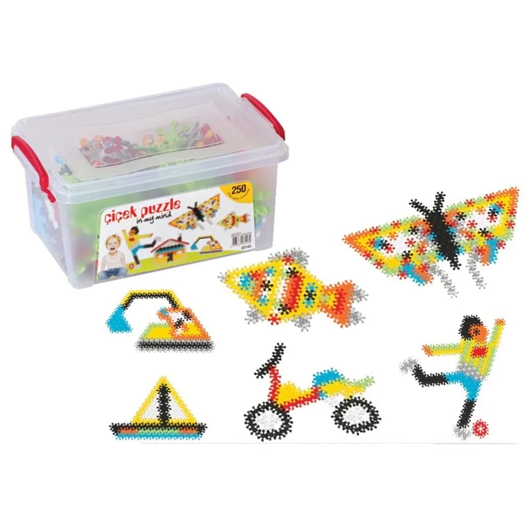 03143 Çiçek Puzzle Küçük Box 250 Parça — fotoğraf 1