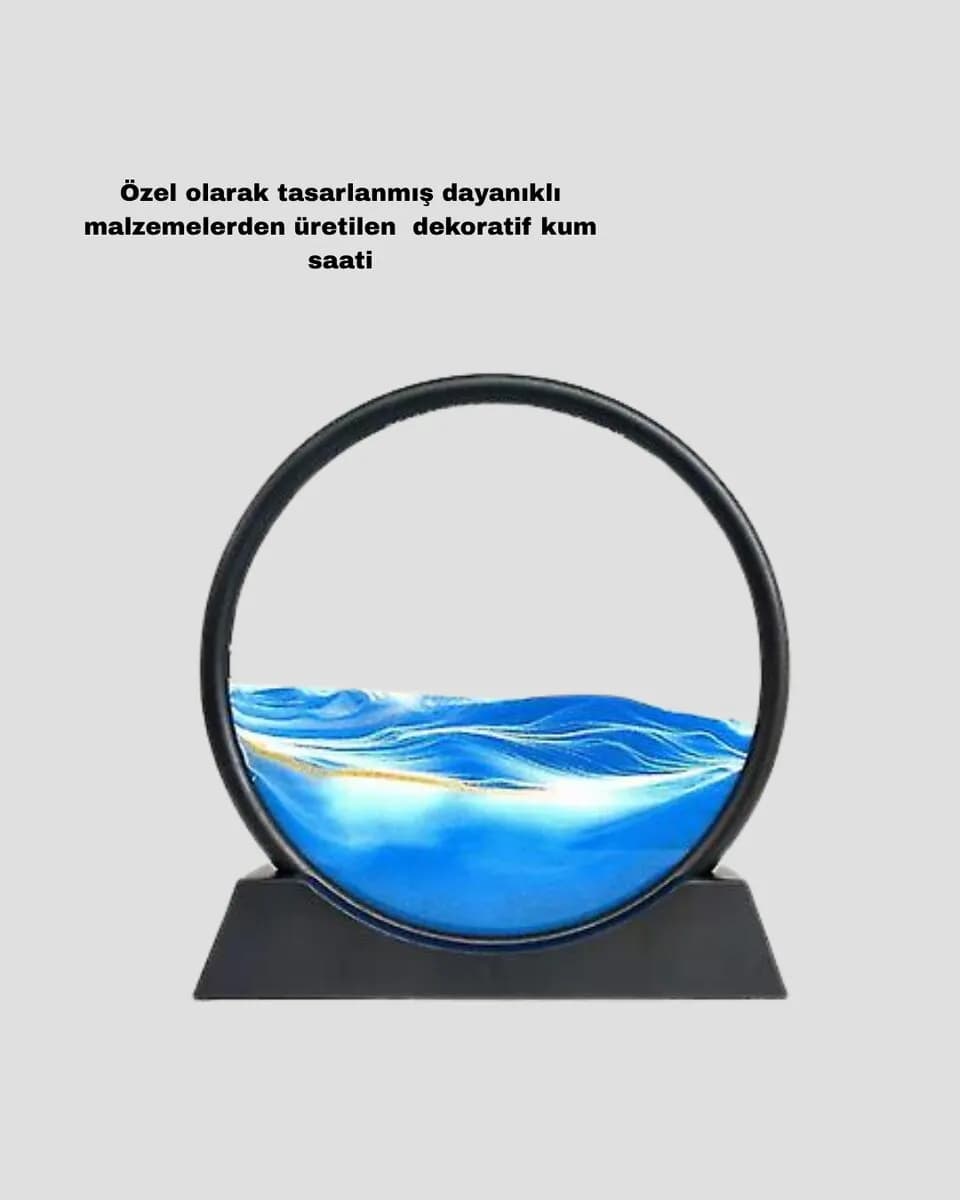 Dekoratif Kum Saati – Masa Üstü Aksesuar Malzeme Modern ve Klasik Tasarım — fotoğraf 1