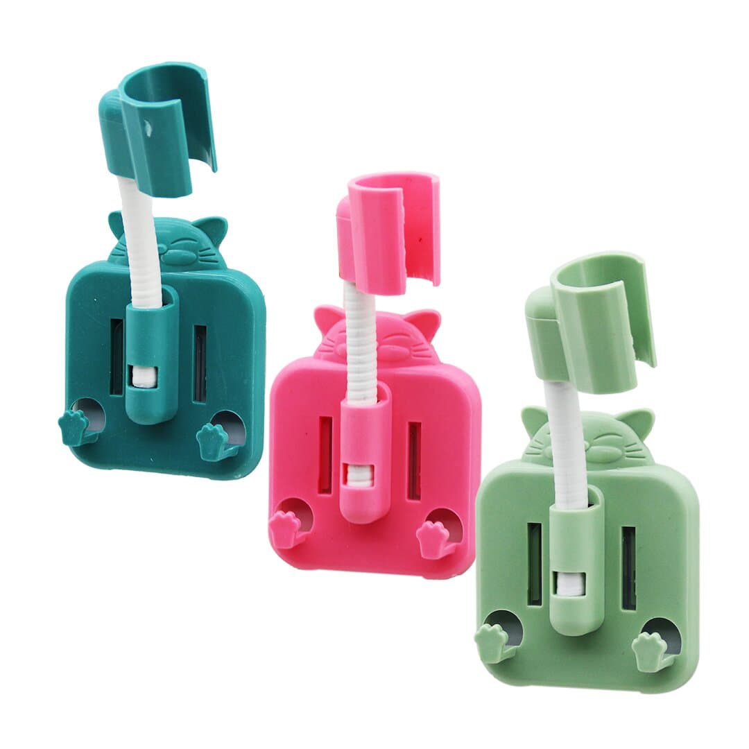 Oturan Kedi Figürlü Plastik Duş Askısı — fotoğraf 1