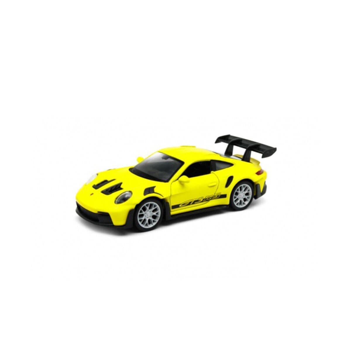 Welly Porsche 911 GT3 RS Çek Bırak Model Araba — fotoğraf 1