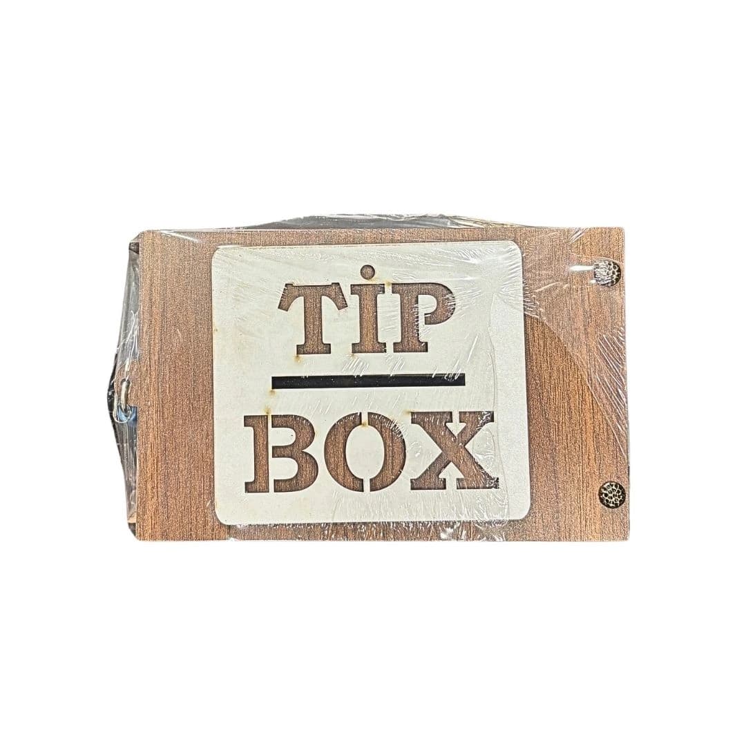 Ahşap Büyük Tipbox Kumbara — fotoğraf 1