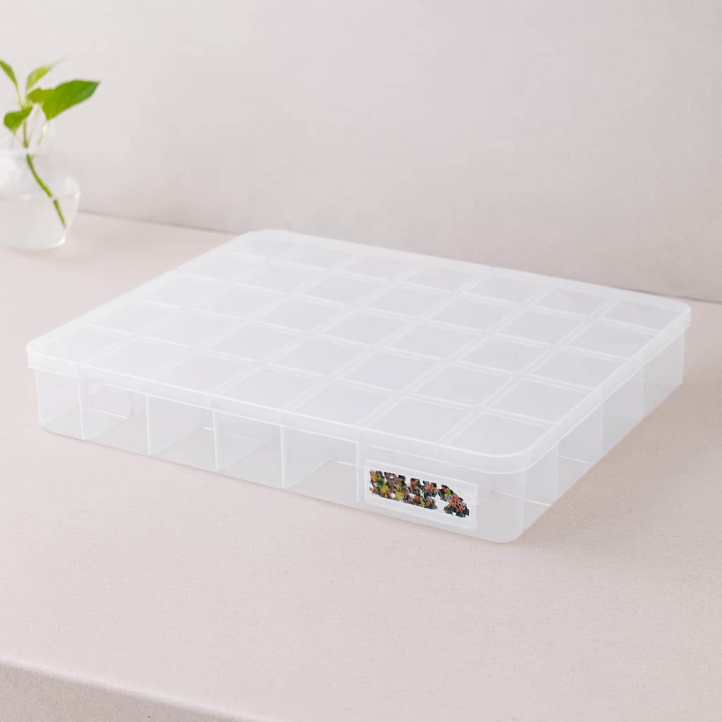 Şeffaf Plastik Organizer Kutu, 40 Bölmeli — fotoğraf 1